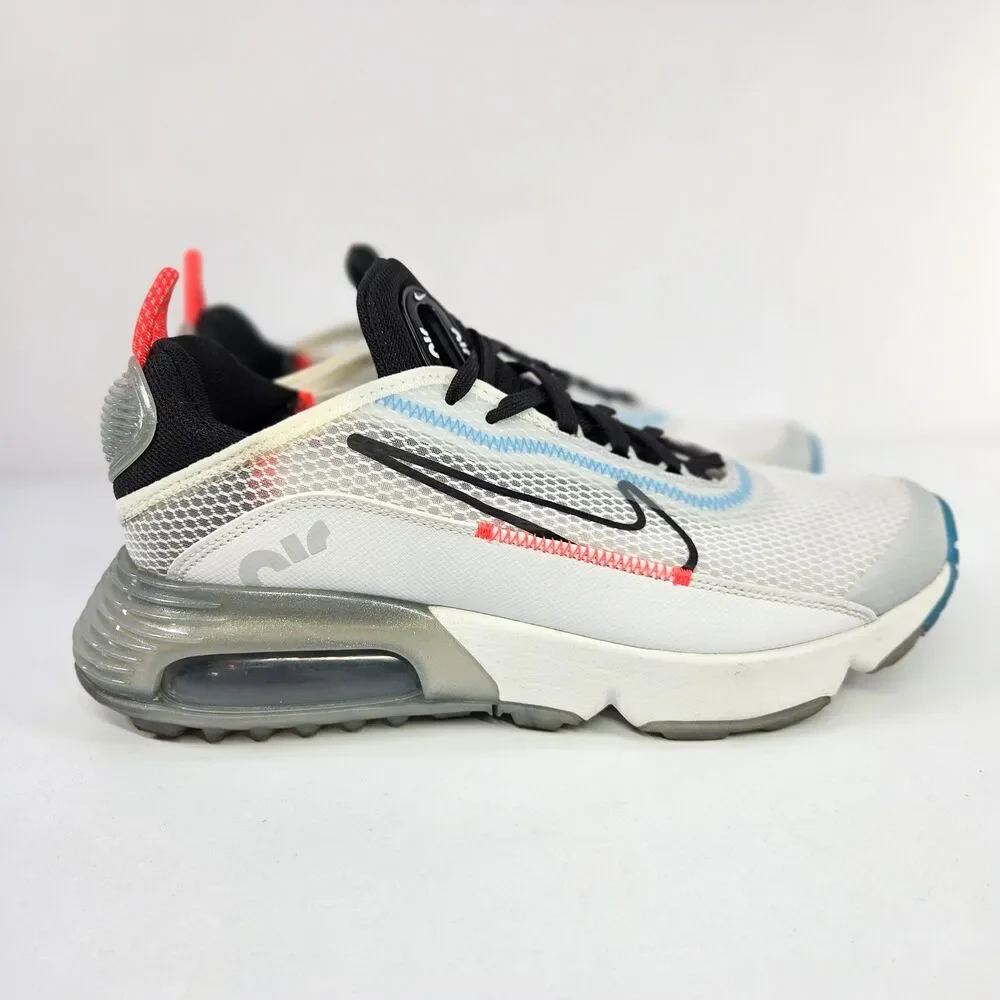 Nike Air Max 2090 GS White Crimson CJ4066-100 Size 7Y / 8.5W